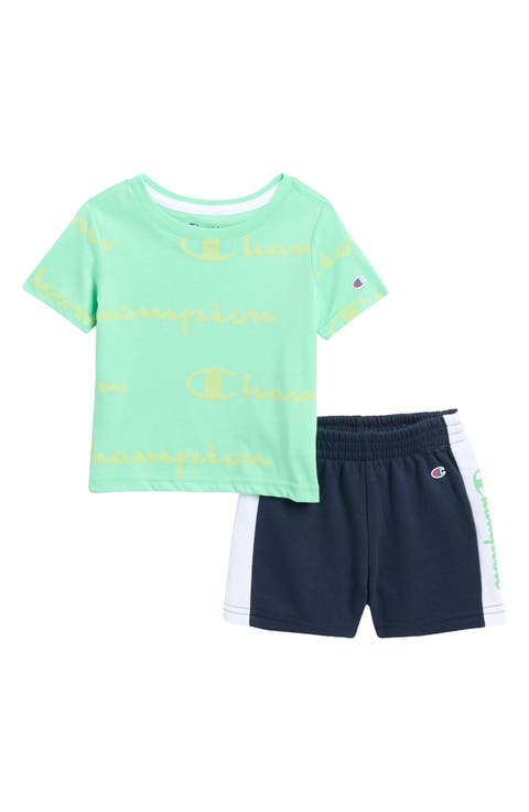 Graphic T-Shirt & Mesh Shorts Set (Baby)