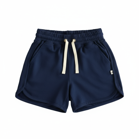 Kids Ollie Organic Cotton Loopknit Shorts