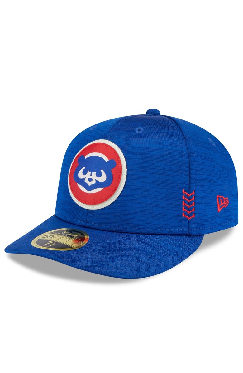 New Era Men's New Era Royal Chicago Cubs 2024 Clubhouse Low Profile 59FIFTY Fitted Hat, Main, color,