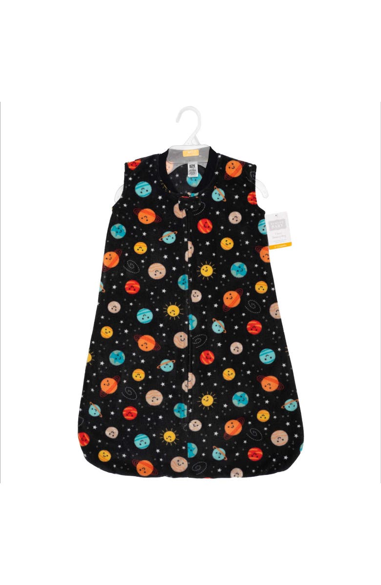 Hudson Baby Plush Sleeping Bag, Sack, Blanket, Alternate, color, Happy Planets