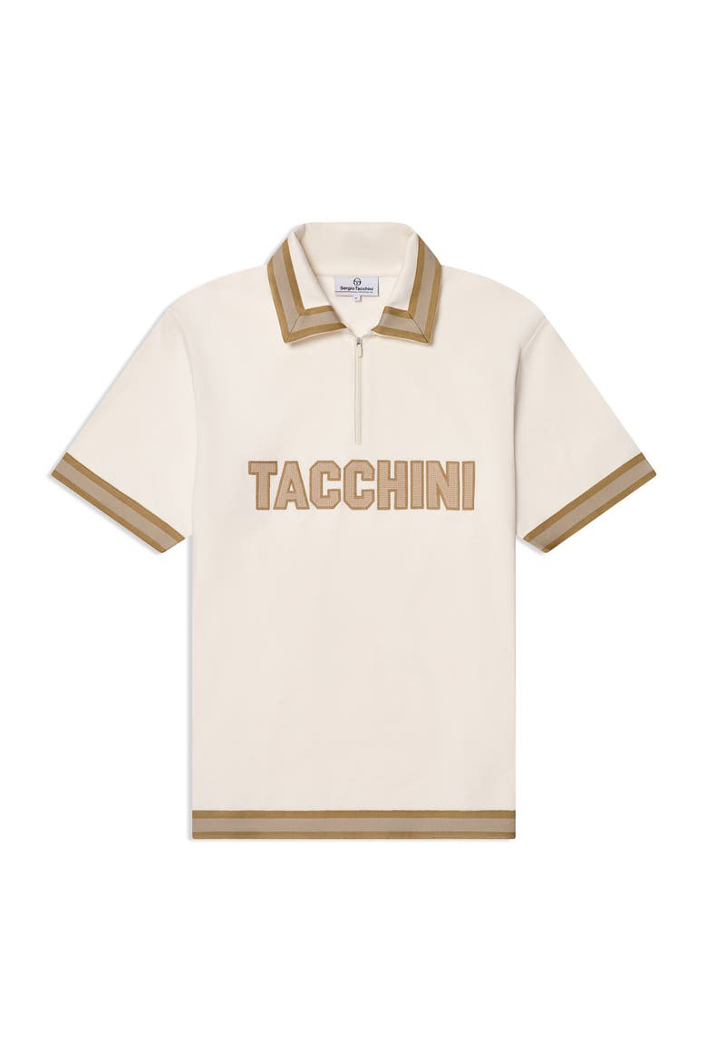 Tito Short Sleeve Polo, Alternate, color, GARDENIA