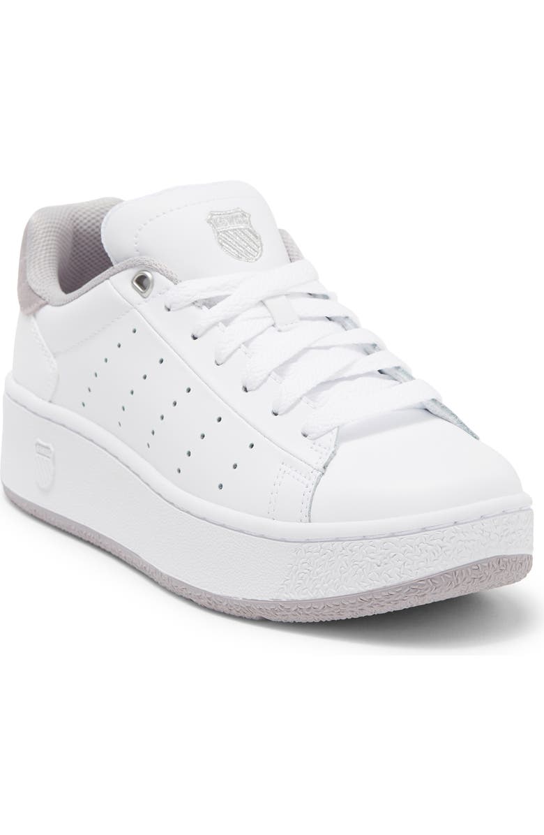 K-Swiss Classic PF Platform Sneaker, Main, color, White/ Raindrops