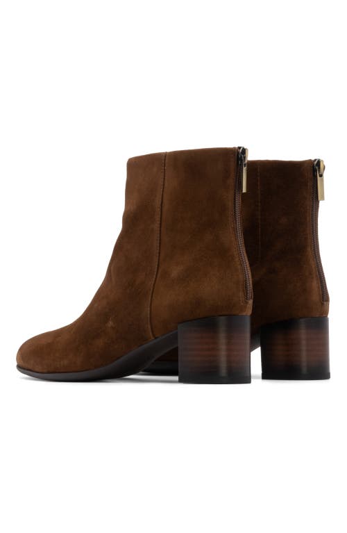Abeo Plaza Back Zip Boot In Caramel - Regular