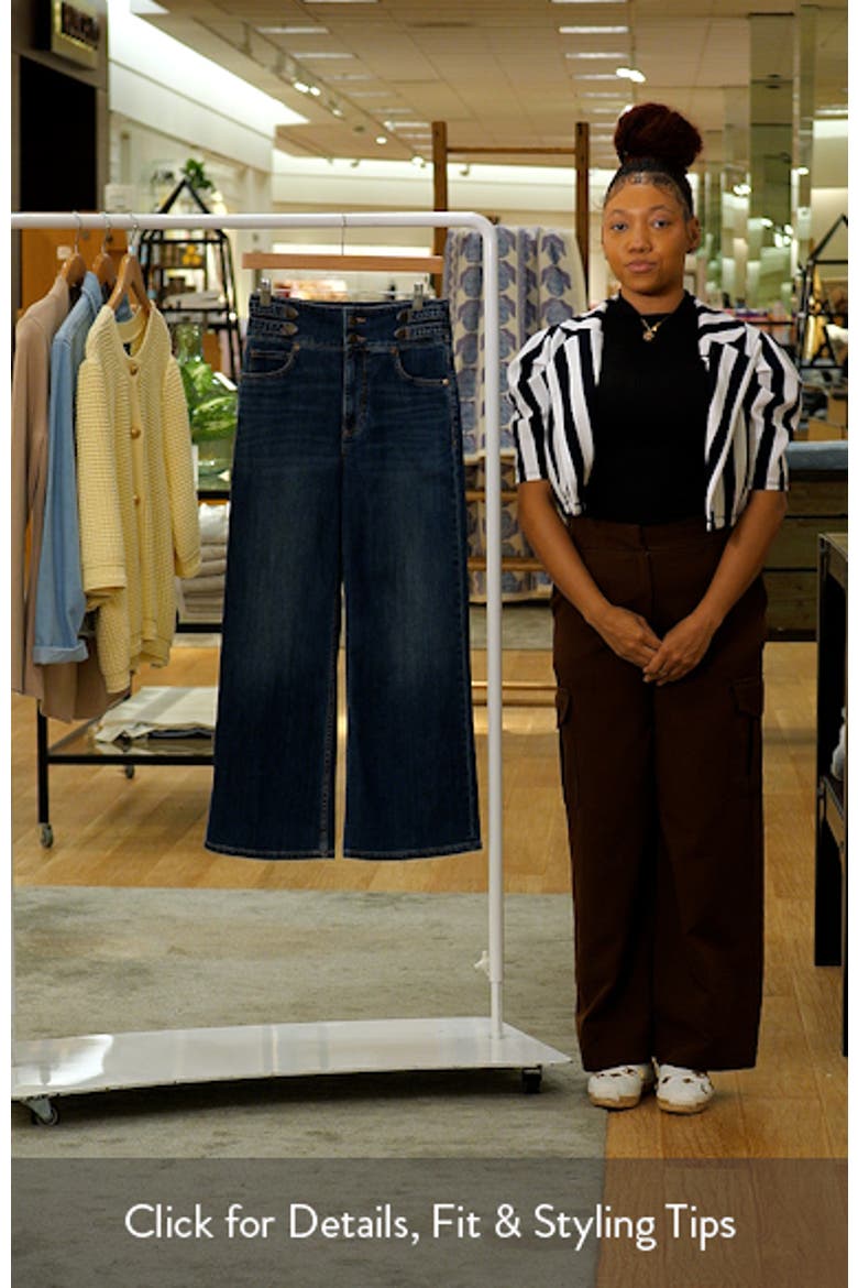 Liv Crop Wide Leg Jeans video