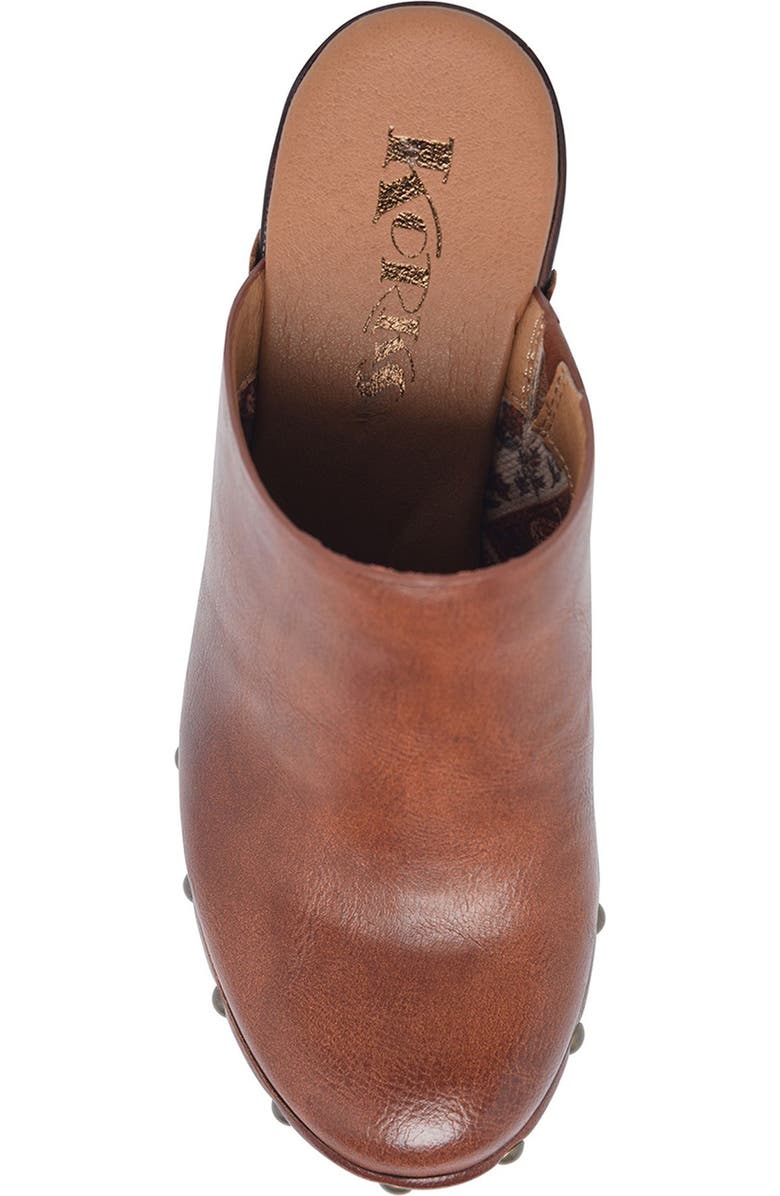 KORKS Auburn Stud Clog, Alternate, color, Dark Tan