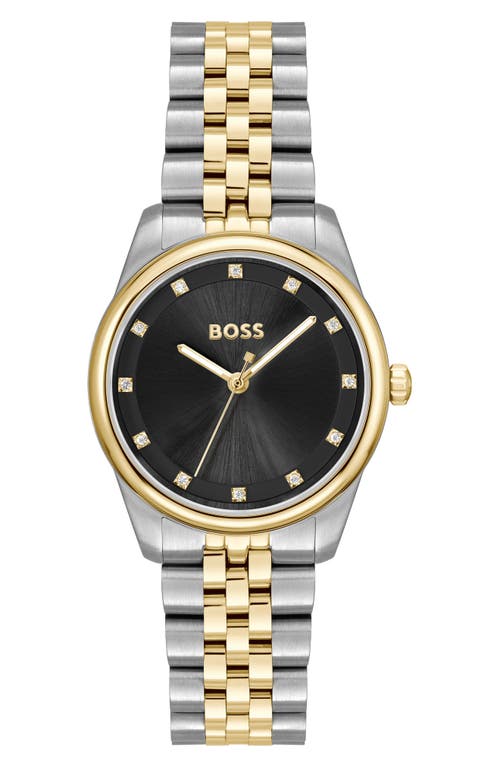 Hugo Boss Boss Graceful Precious Bracelet Watch, 32mm In Black