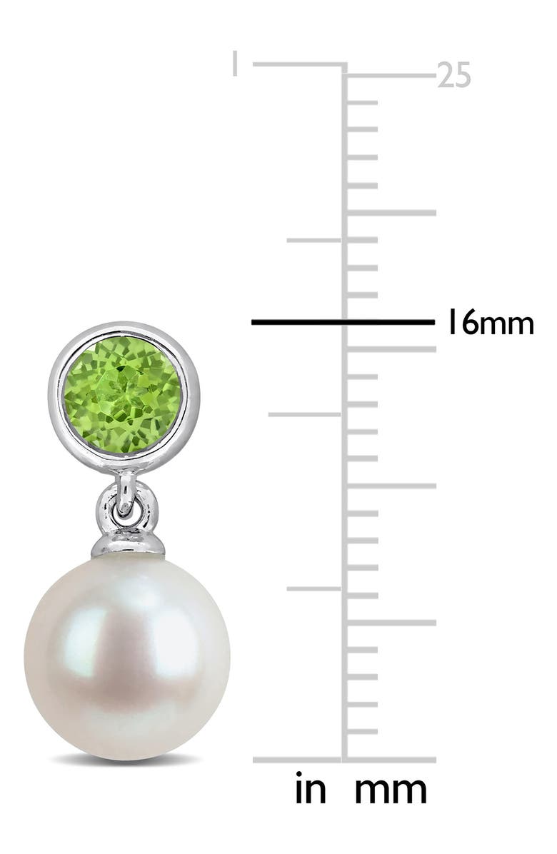 DELMAR Semiprecious Stone & Cultured Pearl Drop Earrings, Alternate, color, 