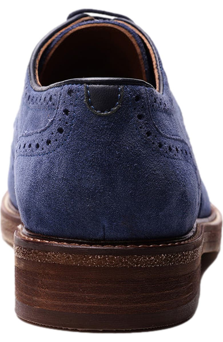 A. Veer Cambridge Wingtip Lace-up, Alternate, color, Jean Blue Suede