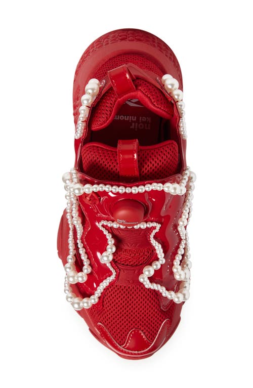 Shop Noir Kei Ninomiya X Reebok Instapump Fury Platform Sneaker