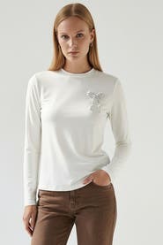 Exquise Carolyn Long Sleeve Blouse