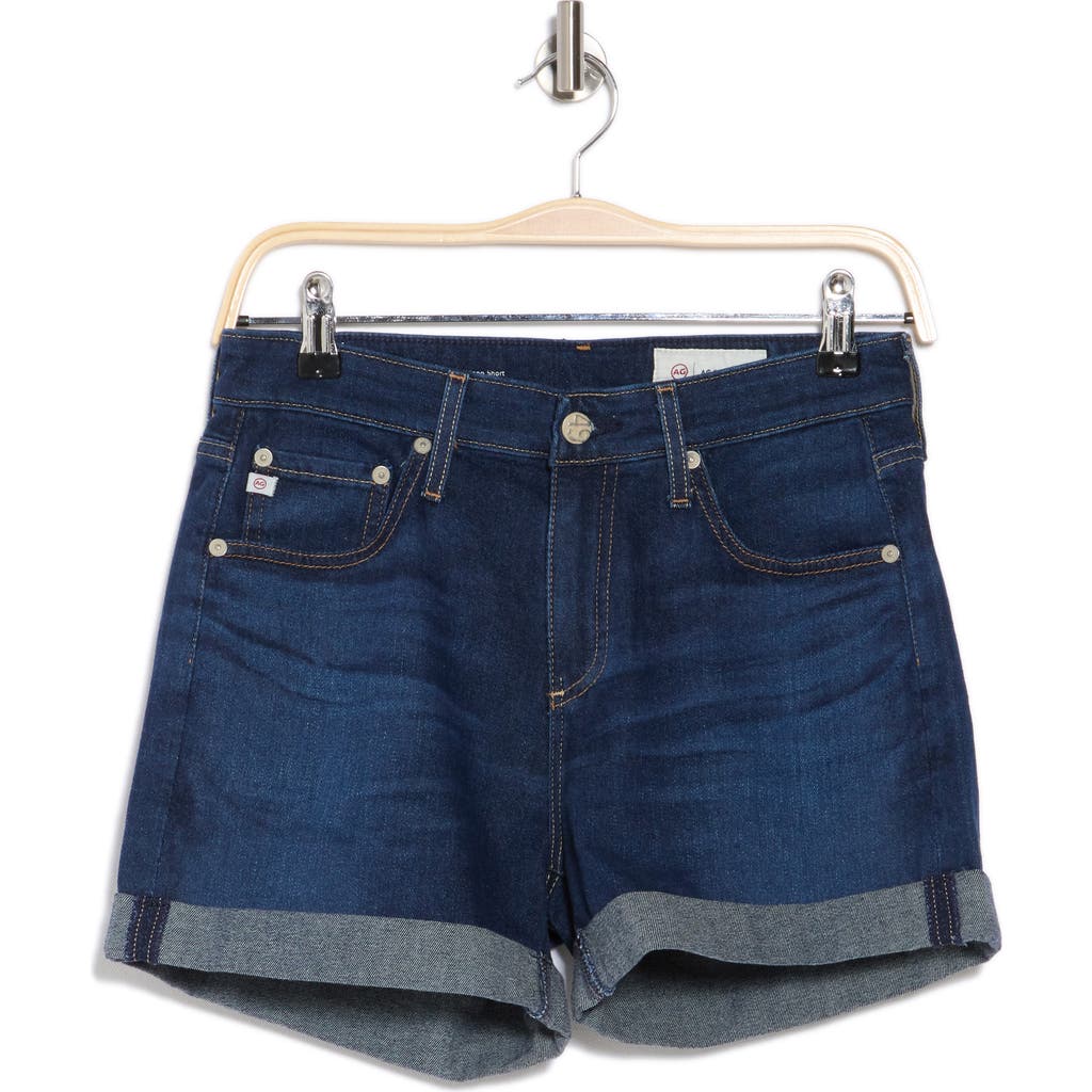 Shop Ag Hailey Rolled Hem High Waist Denim Shorts In 2 Years Palisades