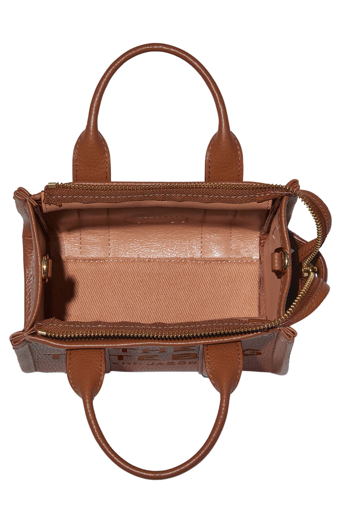 The Leather Crossbody Tote Bag, Alternate, color, ARGAN OIL