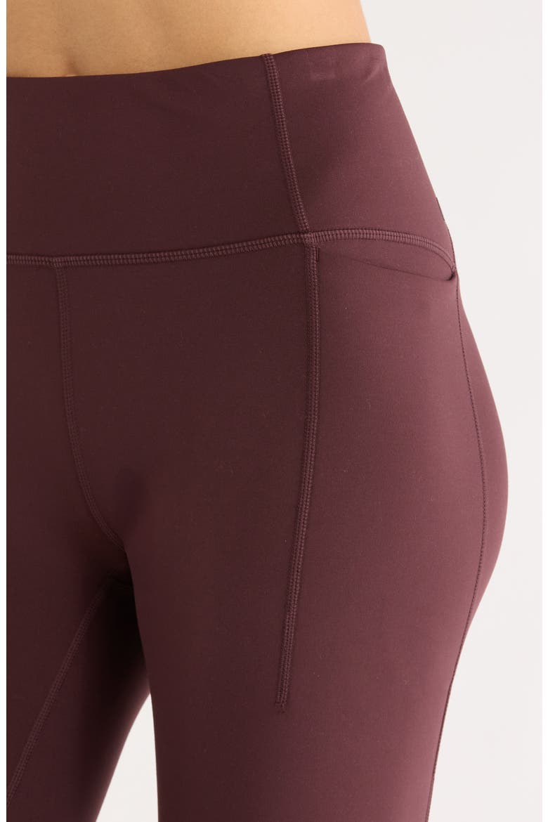 Cozy Tech Pocket Leggings, Alternate, color, BURGUNDY FUDGE