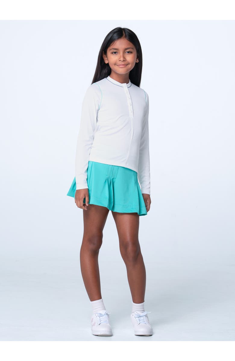 Lucky in Love Henley Long Sleeve, Alternate, color, White