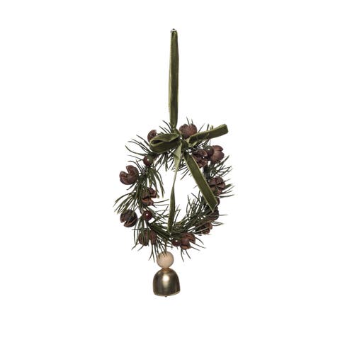 Green Berry Wreath Christmas Tree Ornament