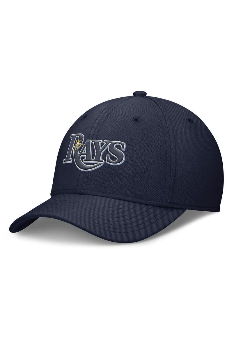 Men's Nike Navy Tampa Bay Rays Rise Performance Flex Hat, Main, color, Navy