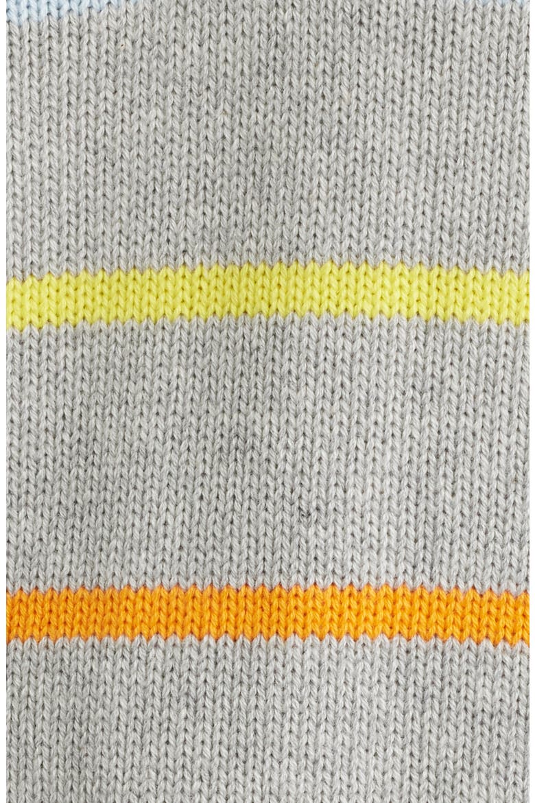 Stripe Johnny Collar Sweater, Alternate, color, GREY