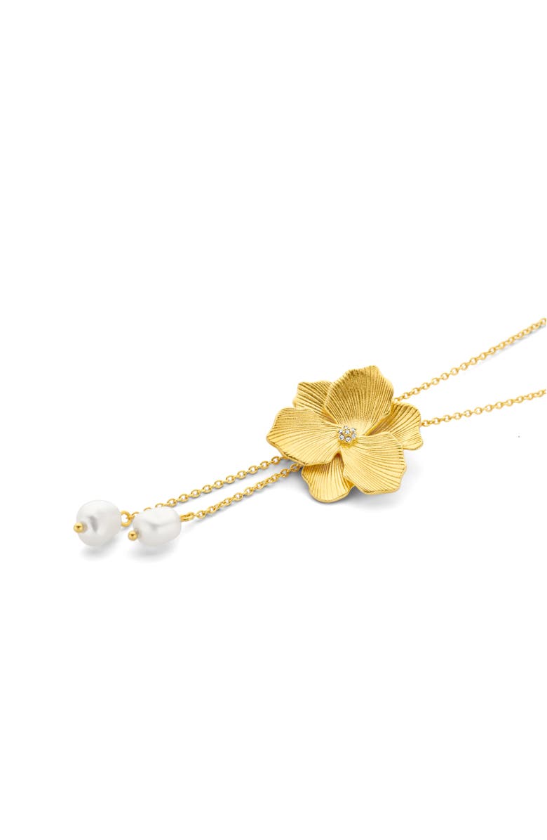 DPT Antwerp Jasmine Necklace, Alternate, color, Yellow 18K Gold Plated