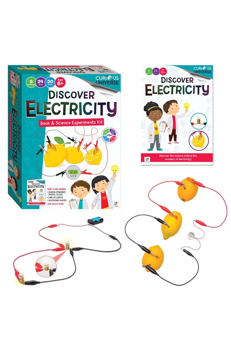Curious Universe Discover Electricity STEM Experiments Kit, Alternate, color,