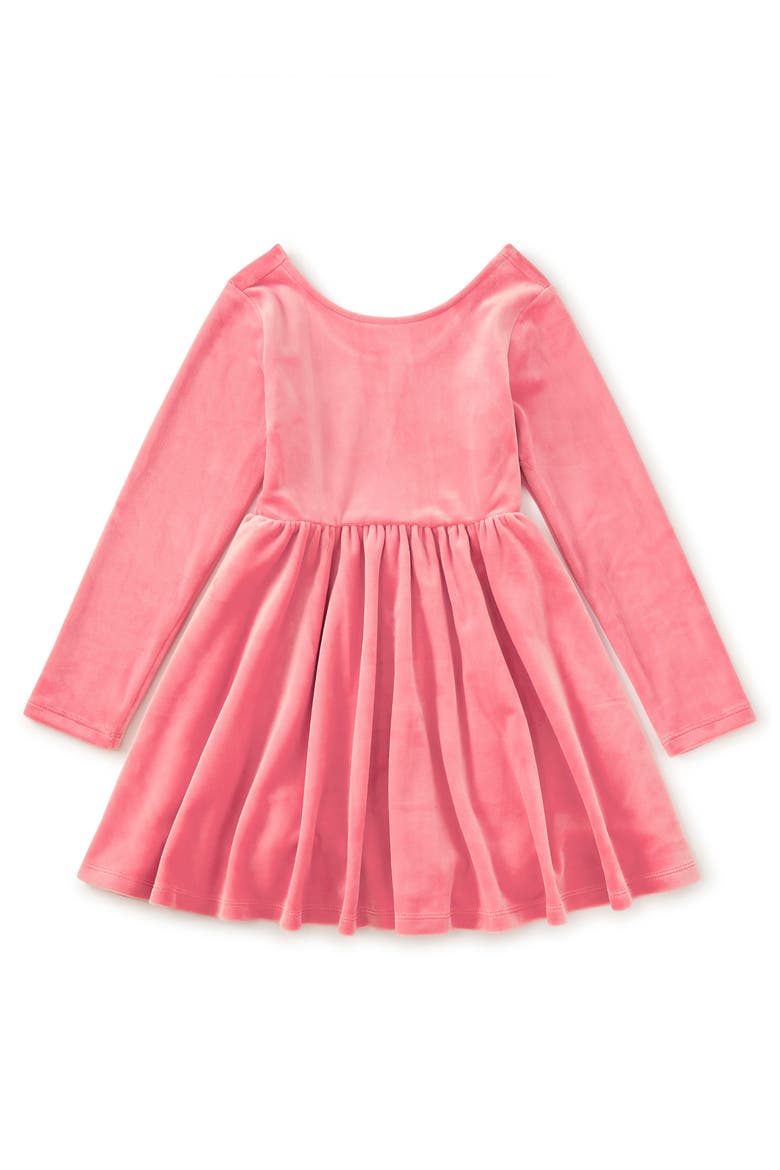 Velour Ballet Dress, Main, color, Mauveglow
