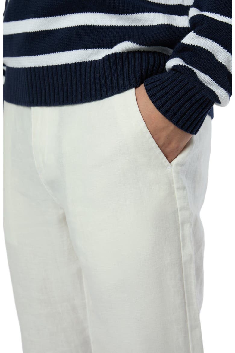 Linen Trouser, Alternate, color, WHITE