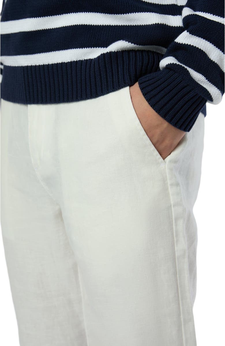 Onia Linen Trouser, Alternate, color, White