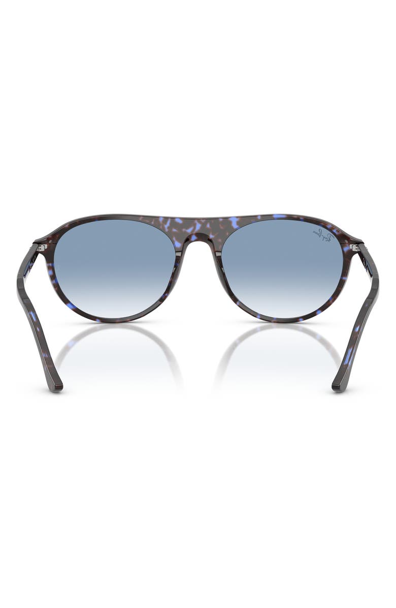 Ray-Ban 59mm Gradient Round Sunglasses, Alternate, color, Blue Havana