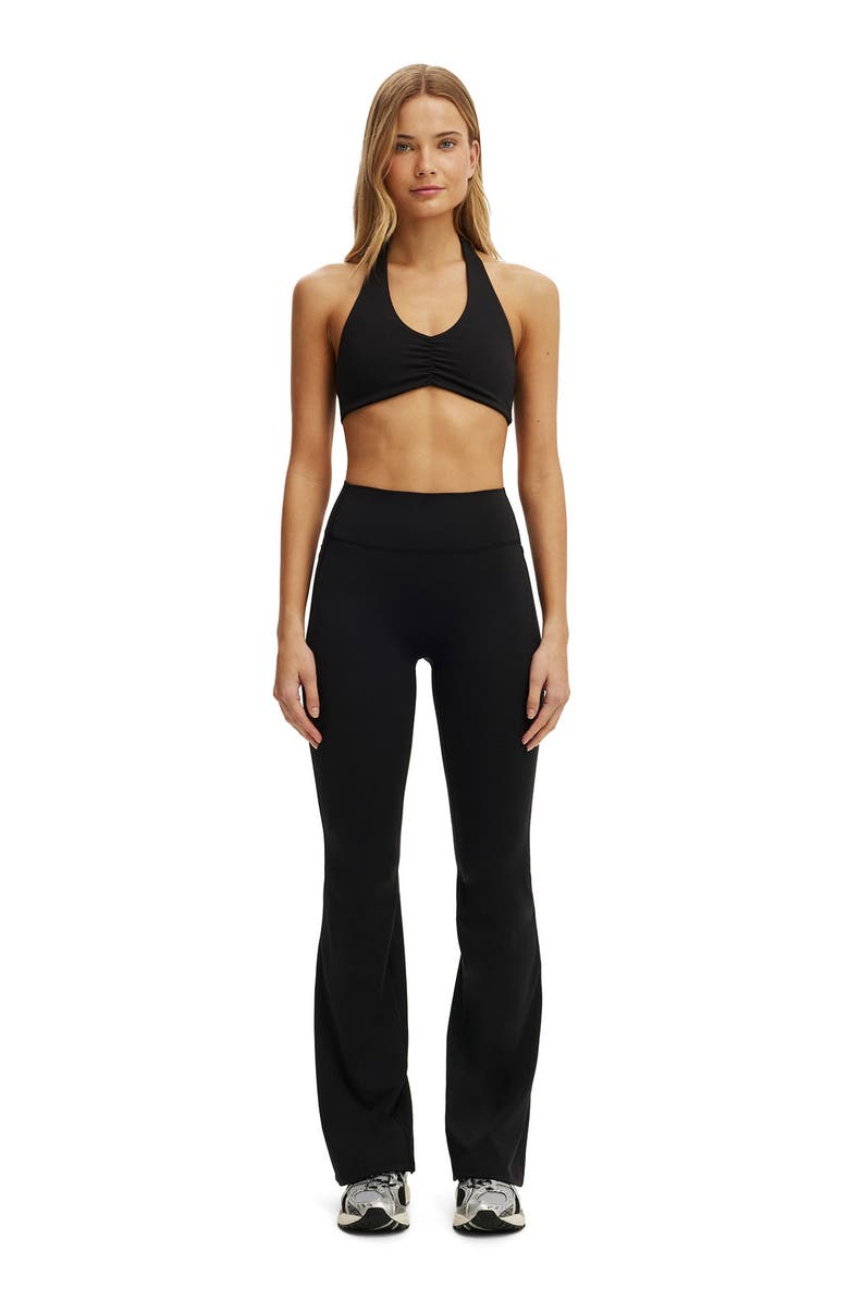 COTTON ON BODY Women's Active Ultra Luxe Invisible Scrunch Flare, Alternate, color, Black