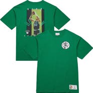 Mitchell & Ness Men's Mitchell & Ness Larry Bird Kelly Green Boston Celtics Hardwood Classics NBA Legends T-Shirt