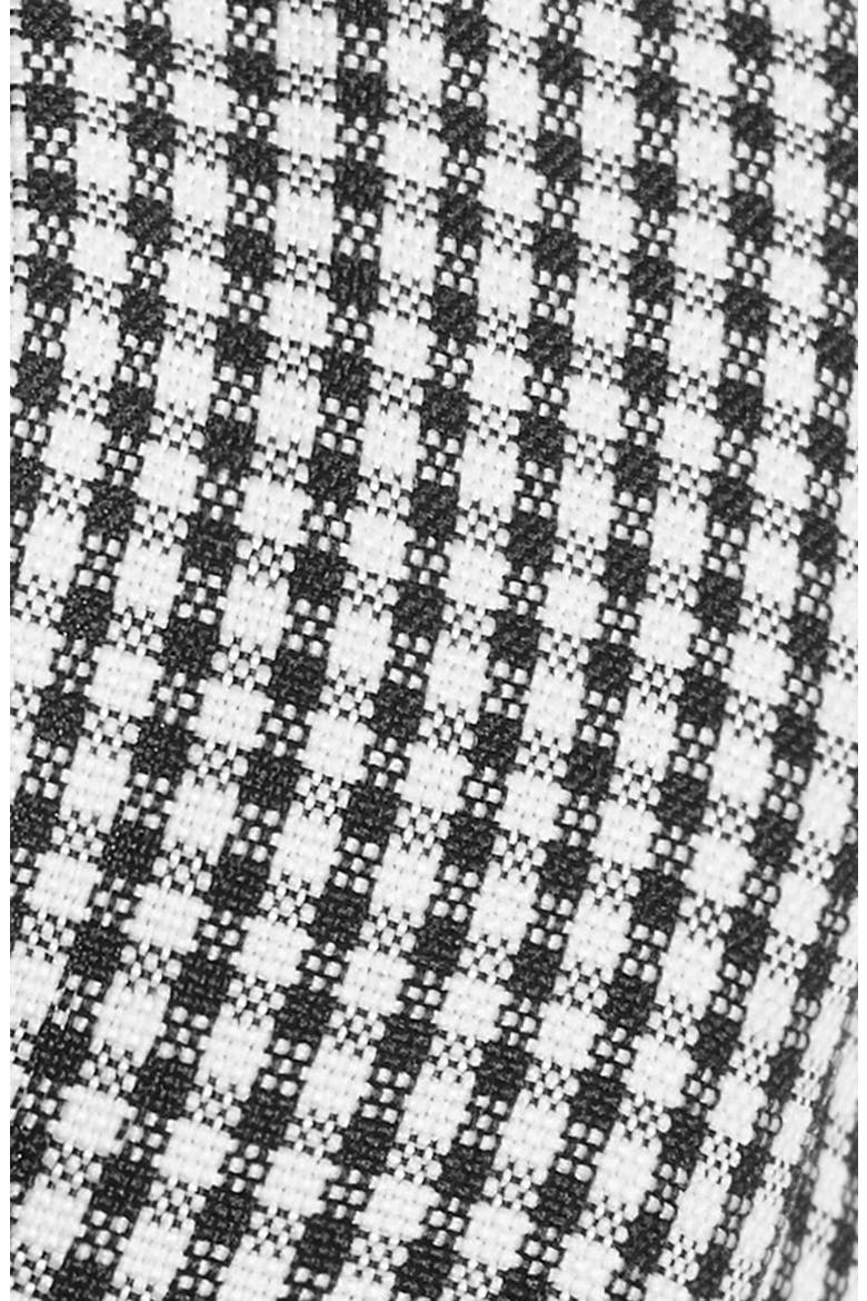 Knotted Gingham Print Headband, Alternate, color, BLACK PLAID