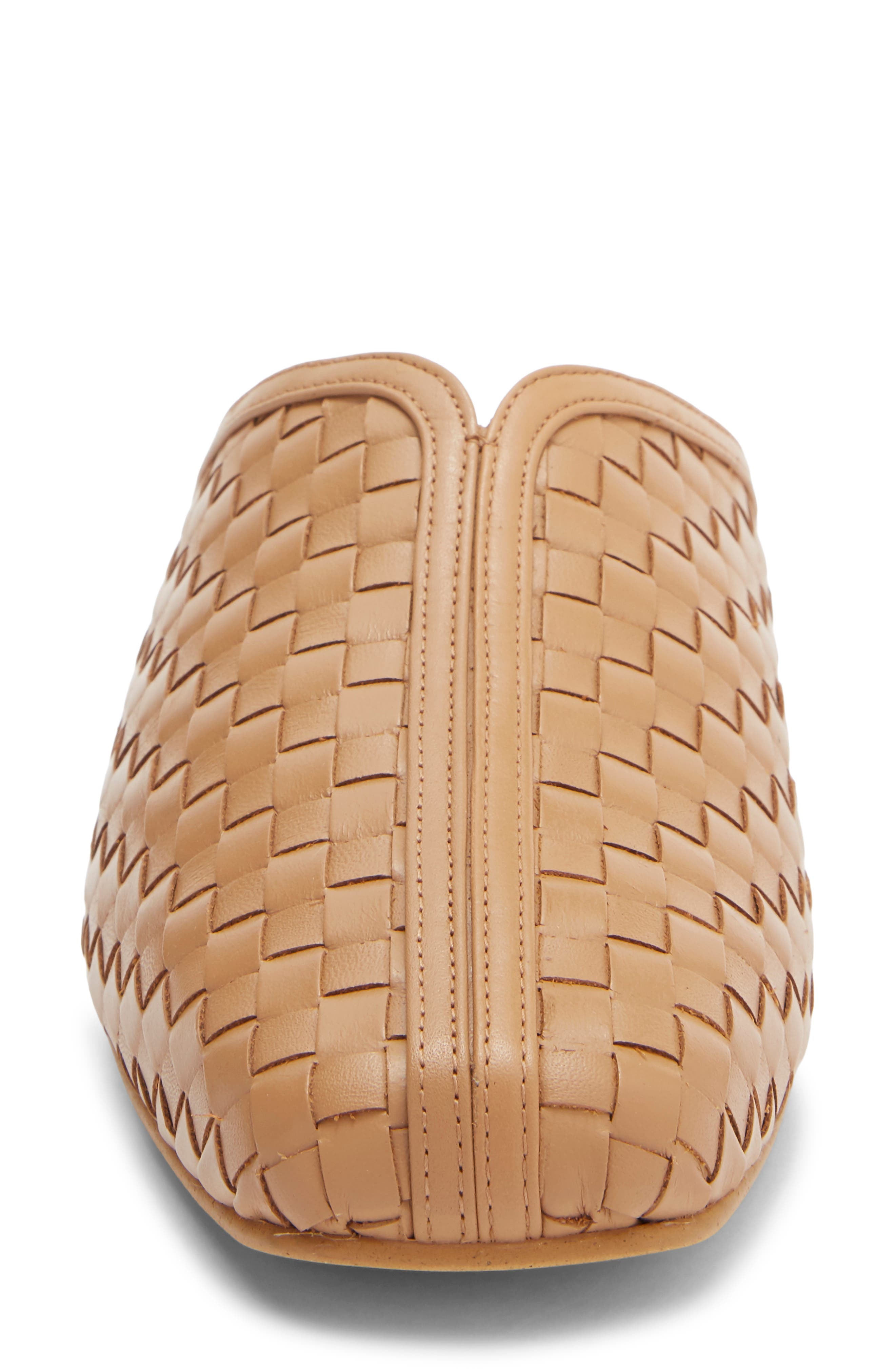 Woven Mule, Alternate, color, COGNAC WOVEN CALF