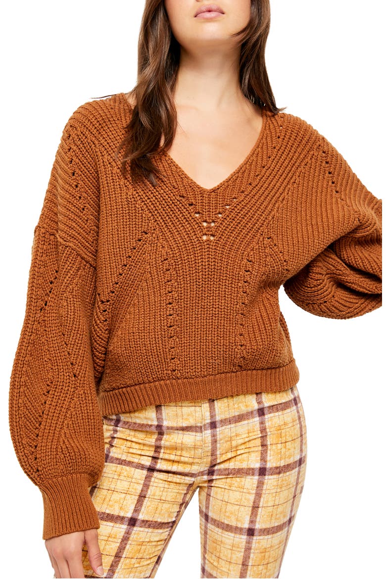 All Day Long Sweater, Main, color, SAHARA