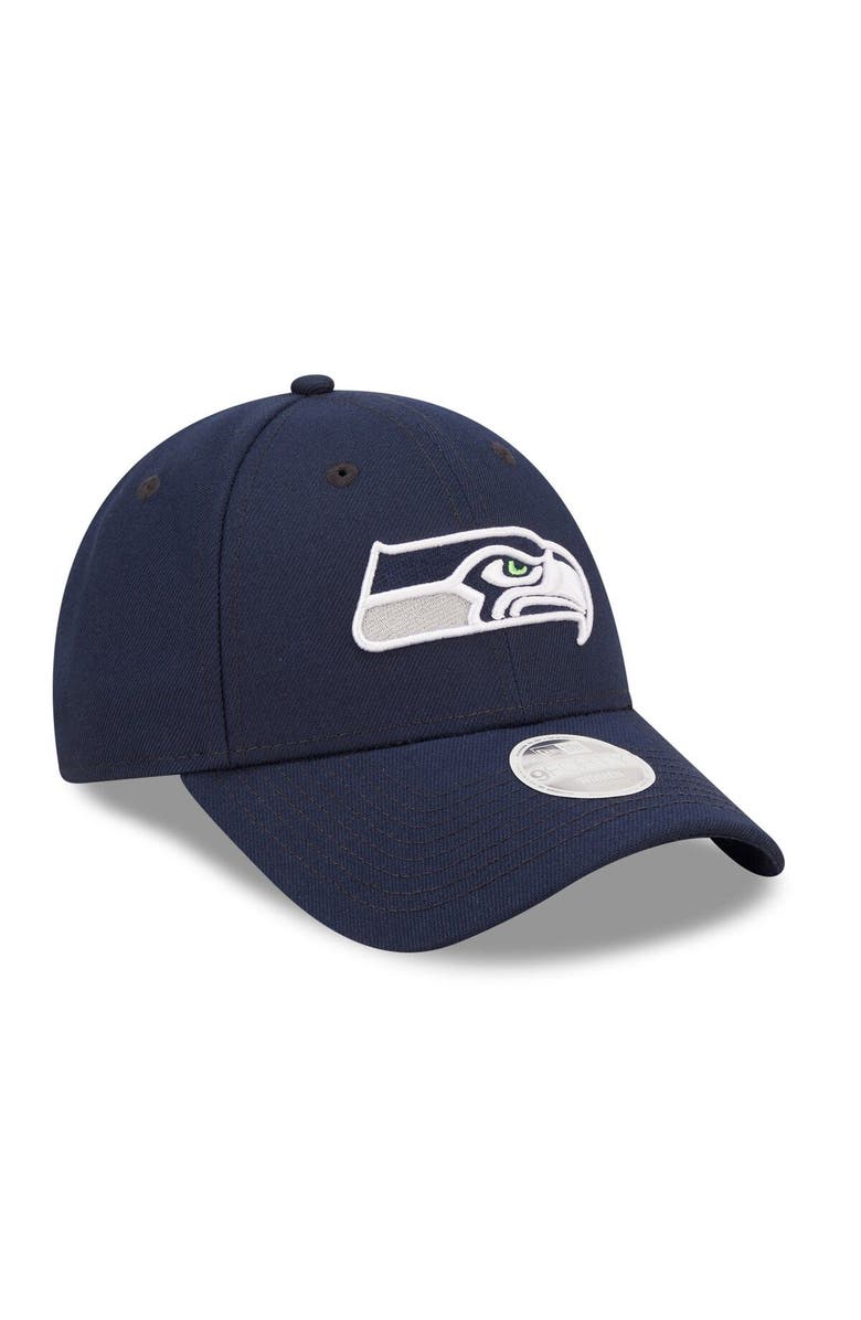 New Era Women's New Era College Navy Seattle Seahawks Simple 9FORTY Adjustable Hat, Alternate, color, 