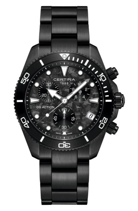 DS Action Chronograph Swiss Quartz Bracelet Watch, 42mm