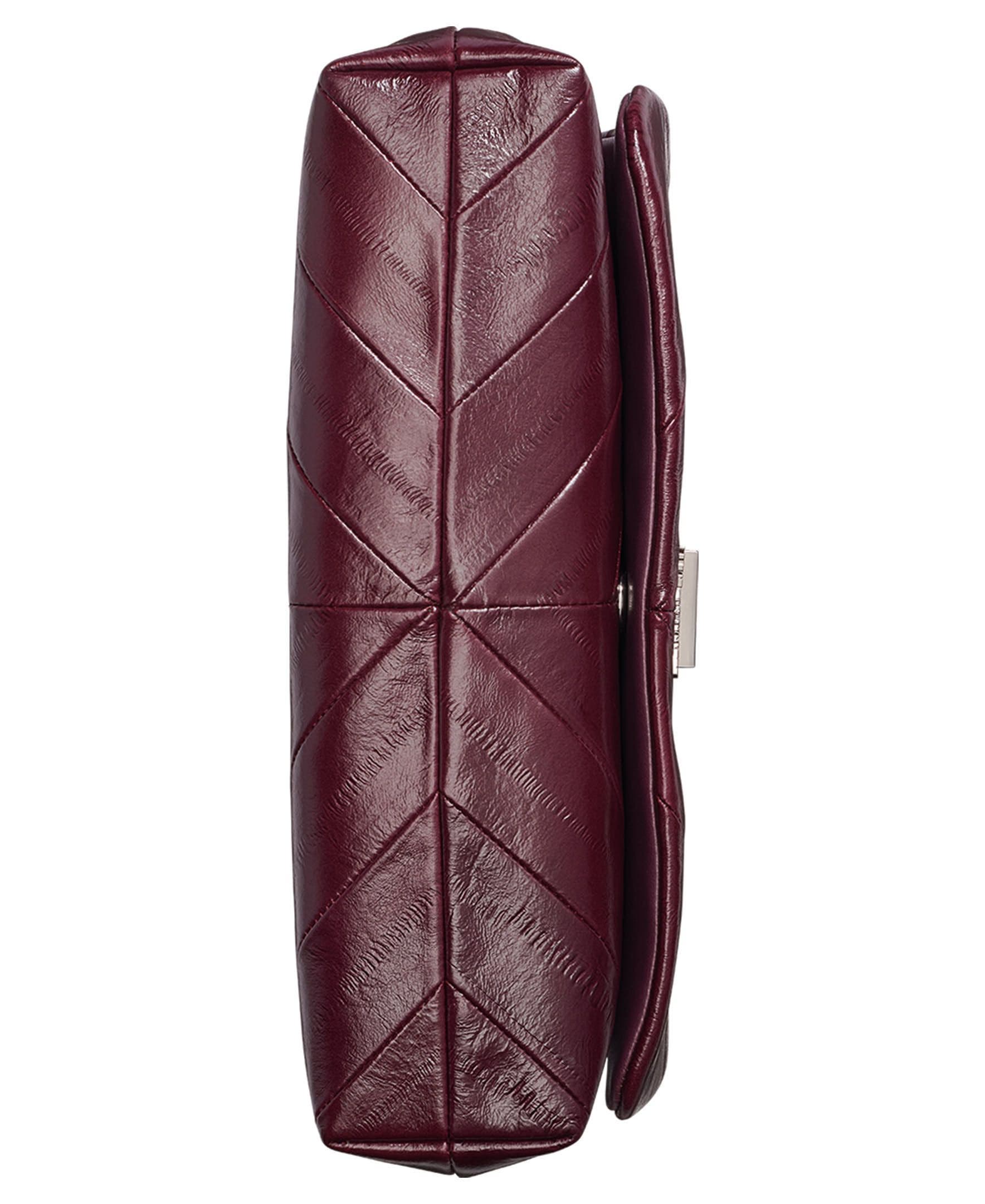 Lafayette Chevron Shoulder Bag, Alternate, color, Cherry Plum