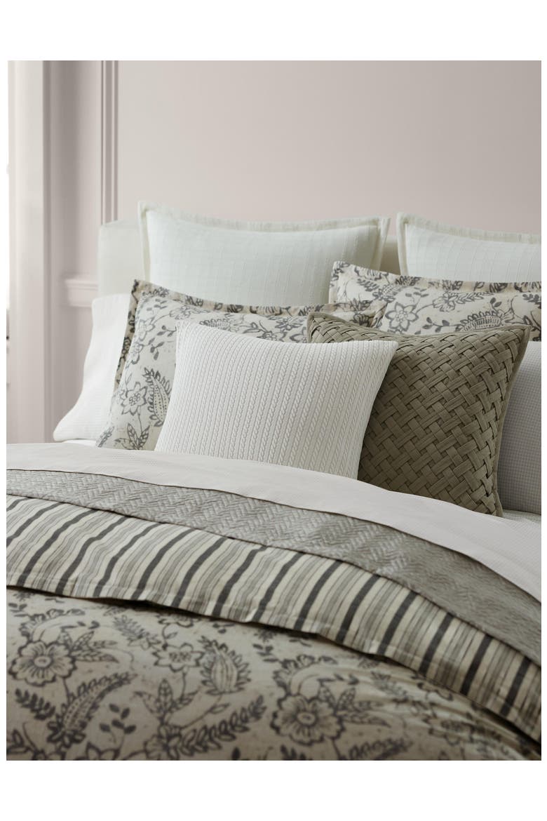 Delphine Throw Pillow, Alternate, color, WHITE
