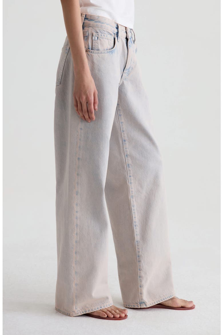 Adria Low Rise Wide Leg Jeans, Alternate, color, MOJAVE PINK