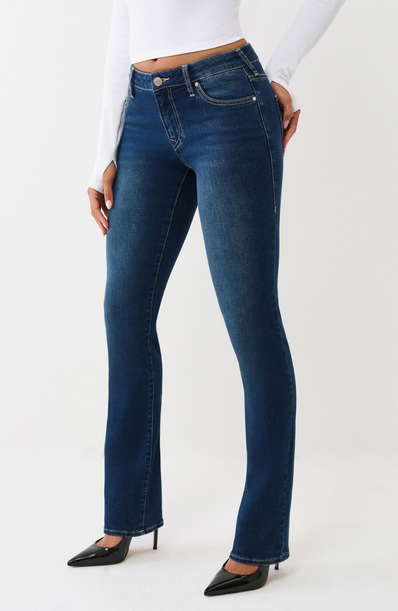 True Religion Billie Straight Leg Jeans, Alternate, color, Dark Mirage Wash