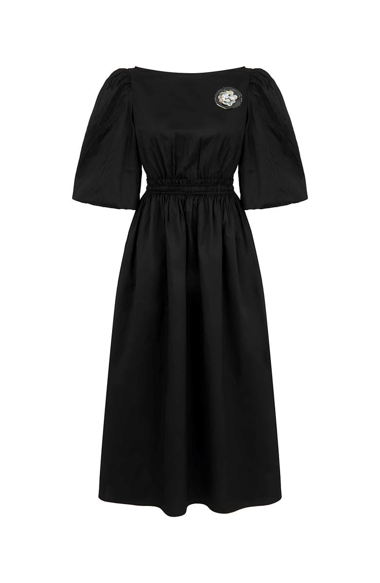Nocturne Balloon Sleeve Maxi Dress, Main, color, 