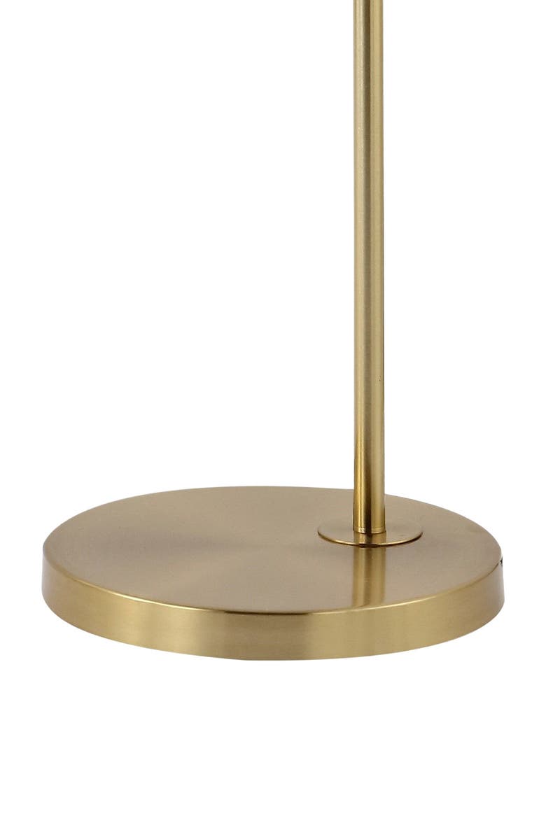 JONATHAN Y Nora 71" Coastal Vintage Iron LED Floor Lamp, Alternate, color, Brass Gold