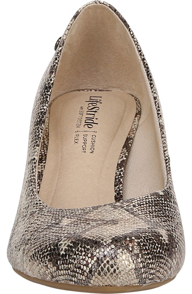 LifeStride Parigi Snake Embossed Pump, Alternate, color,