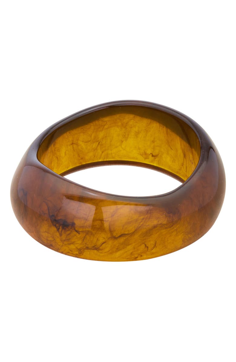 st. Moran Brown Lucite<sup>®</sup> Bangle, Main, color, Brown