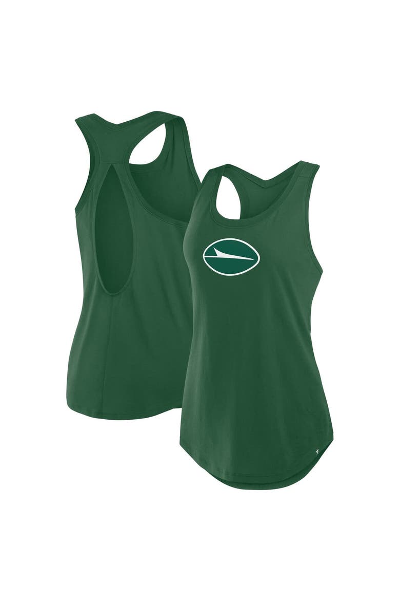 Women's Fanatics Green New York Jets Iron Fan Tank Top, Main, color, Green