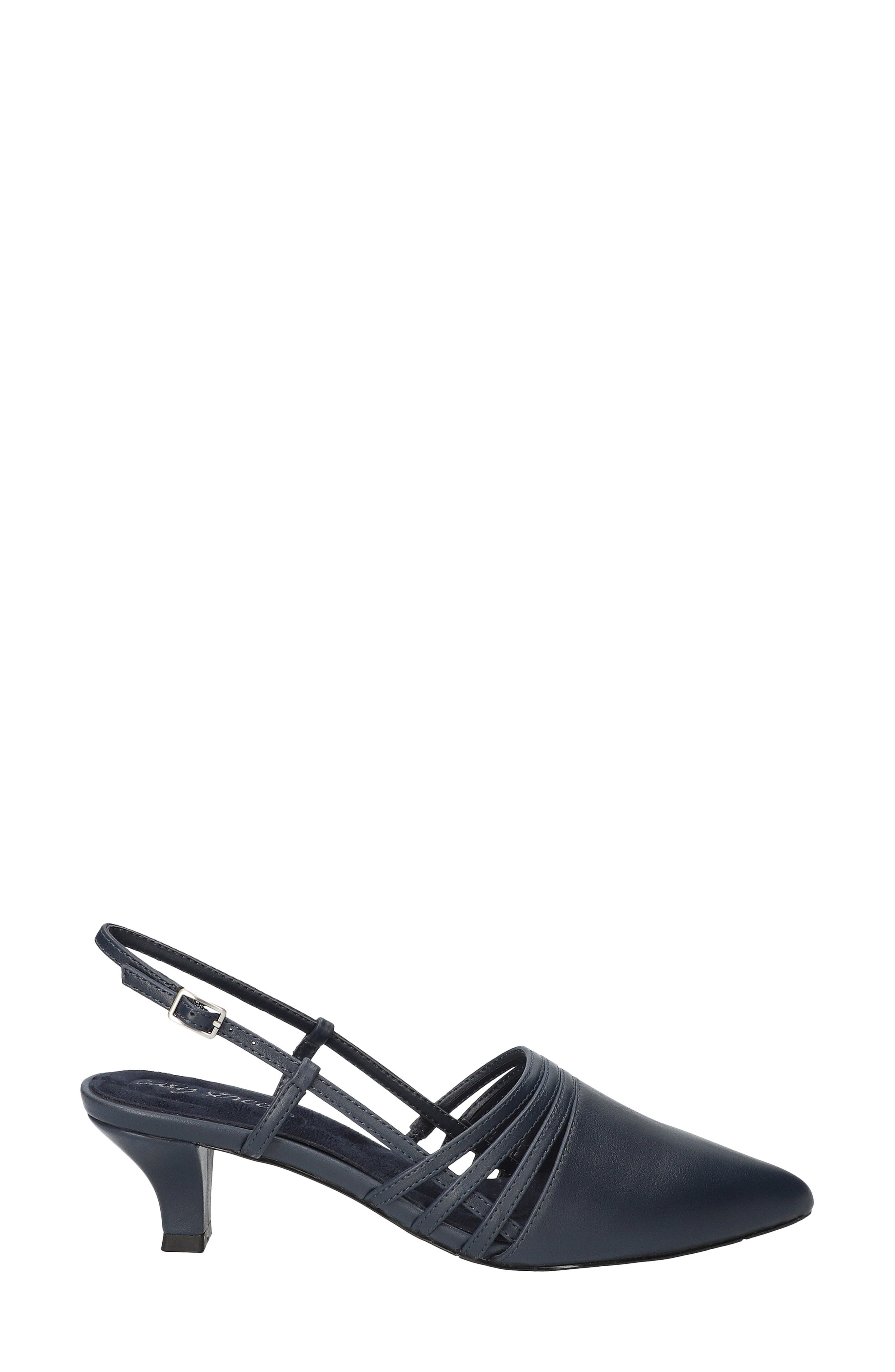 Aura Slingback Pump, Alternate, color, NAVY