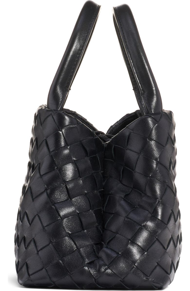 Bottega Veneta Mini Intrecciato Leather Double Handle Tote Bag, Alternate, color,