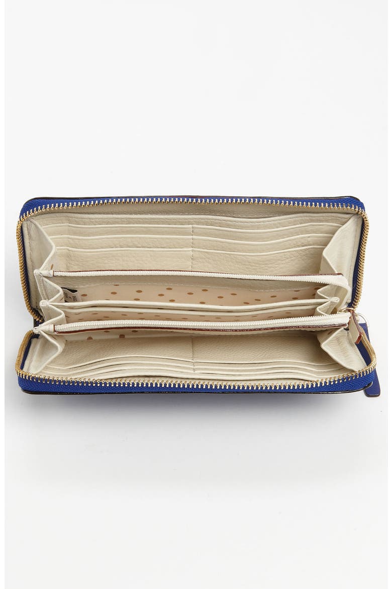 'mikas pond - lacey' zip around wallet, Alternate, color, ROYAL COBALT