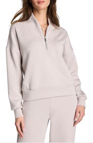 SPANX® AirEssentials Shawl Collar Quarter Zip Sweatshirt