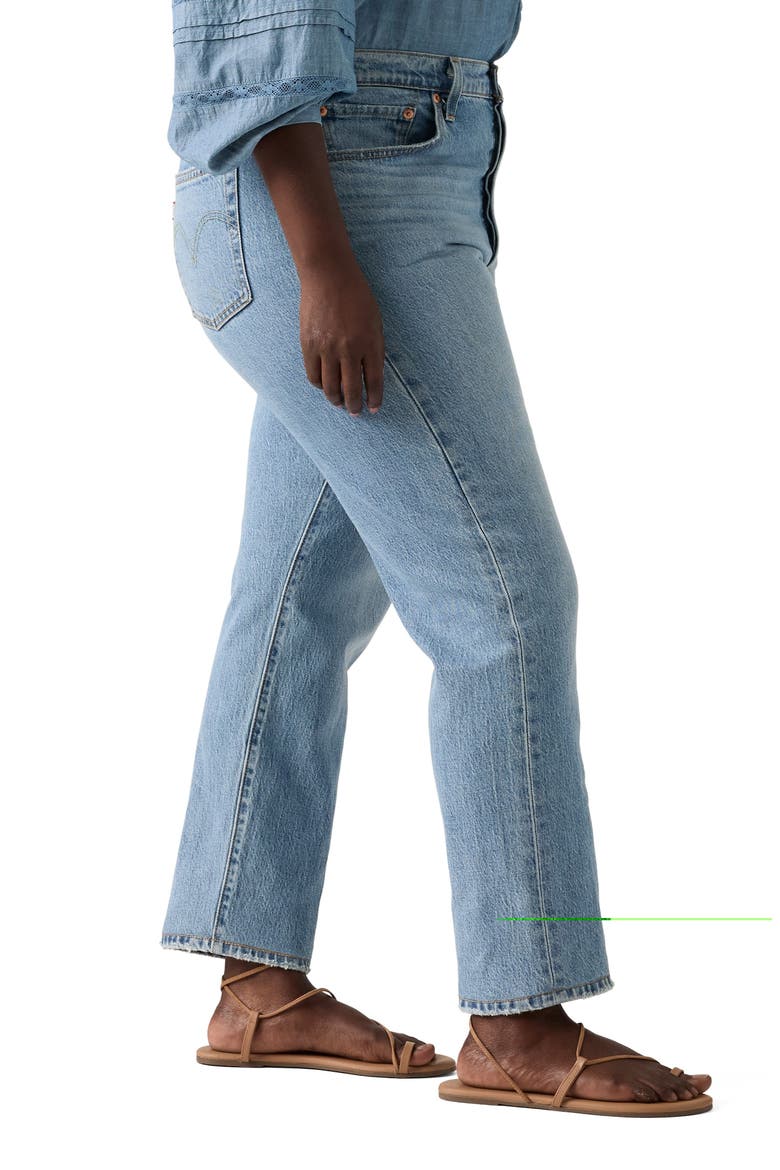 501® Crop Straight Leg Jeans, Alternate, color, WHERE TO NOW NDX