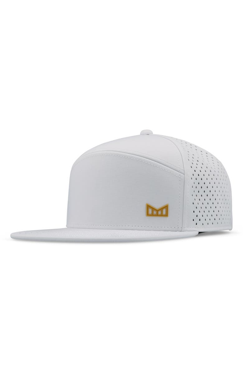 Melin Trenches Gum Hydro Snapback Cap, Main, color, White Gum