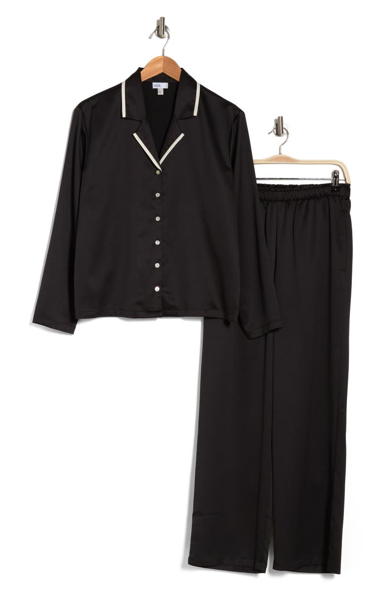 NORDSTROM RACK Classic Satin Pajama 2-Piece Set, Alternate, color,